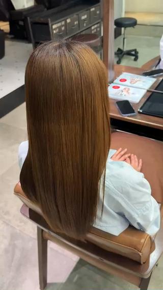 ブリーチ毛もここまでちゅるちゅるになります!