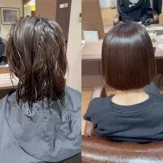 ショート 縮毛矯正 /伊藤はるかのヘアスタイル