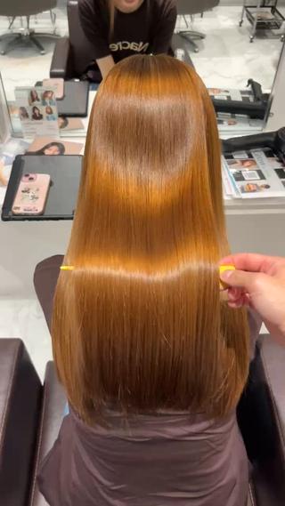 セミロング パーマ Grow by NYNY 坂本 理輝のヘアスタイル