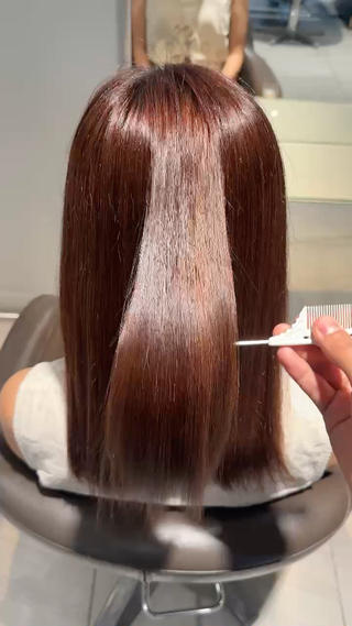 ミディアム 渕口 頼のヘアスタイル