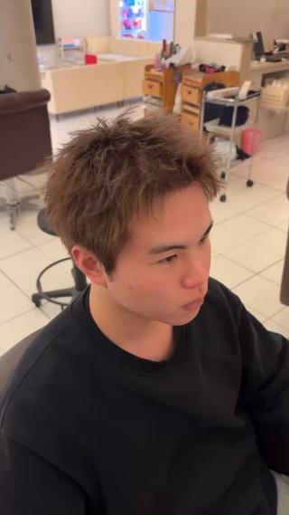 メンズ 郡山駅前美容師 真野目暉のヘアスタイル