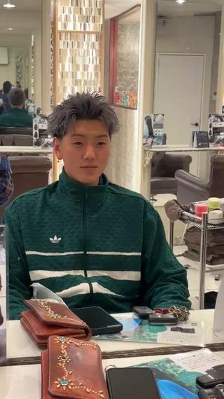 メンズ 郡山駅前美容師 真野目暉のヘアスタイル