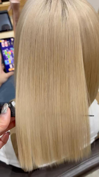 ミディアム Miloc那覇店 Aino【髪質改善】のヘアスタイル