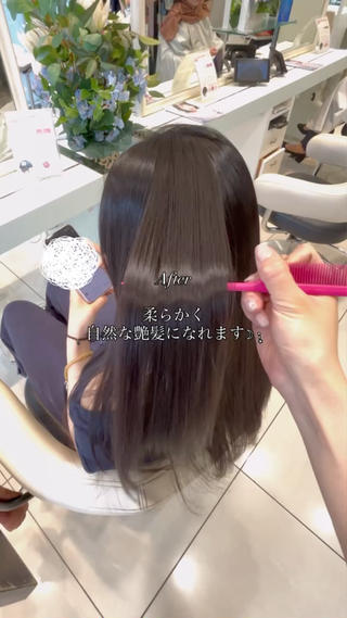 セミロング 髪質改善縮毛矯正 /レイヤー🌙ゆきのヘアスタイル