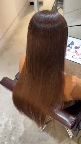 ロング 美髪矯正/髪質改善 /銀座/宮本　優太のヘアスタイル
