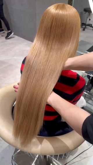ロング カラー 髪質改善 の達人/杉原碧仁のヘアスタイル