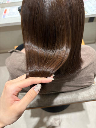 ミディアム 🪿透明感/艶カラー ﾜﾀﾅﾍﾞｱｵｲのヘアスタイル