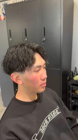 ミディアム STAYGメンズ上野 大河のヘアスタイル