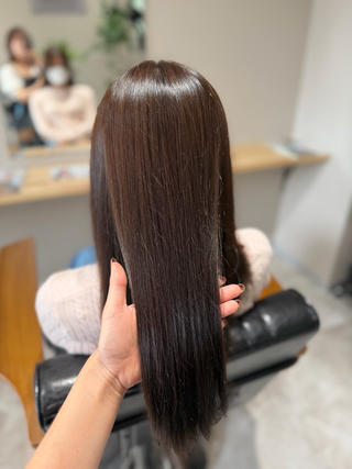ロング カラー CHIO 🤍のヘアスタイル