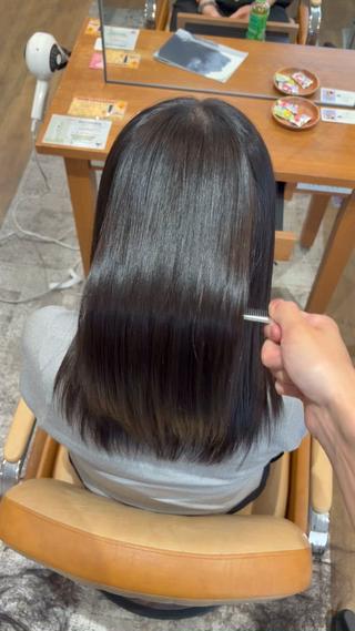 セミロング 【ハイライト】 YUYAのヘアスタイル