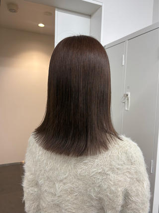 ミディアム カラー 横浜/田邊 希空のヘアスタイル