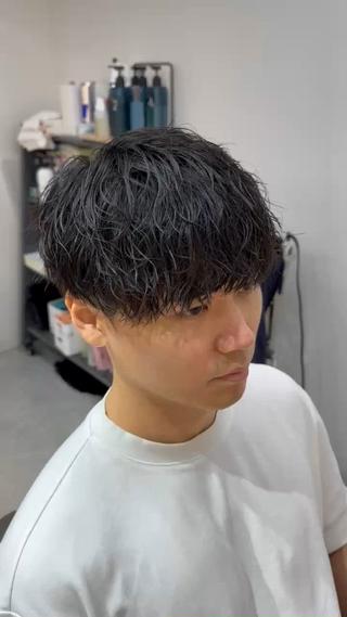 ショート パーマ メンズ 渋谷/メンズ専門 美容師🍚ふみやのヘアスタイル
