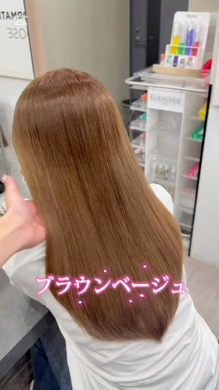 セミロング RIEブリーチ& エクステ特化型のヘアスタイル