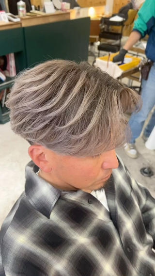 カラー ヘアアレンジ メンズ 《海外ヘア特化》 早川 愛斗のヘアスタイル