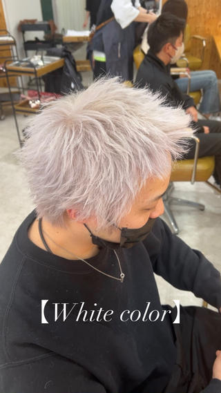カラー ヘアアレンジ メンズ 《外国人風ヘア特化》 早川 愛斗のヘアスタイル