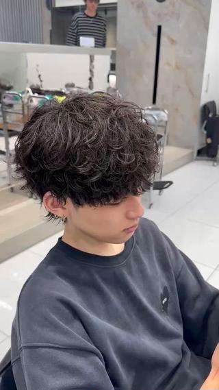 パーマ fifth Oita メンズパーマのヘアスタイル