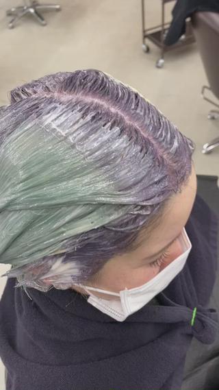 ショート カラー 関 京磨のヘアスタイル