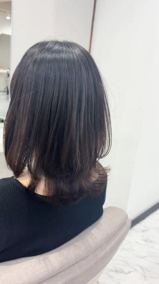 ミディアム 石川 花奈のヘアスタイル