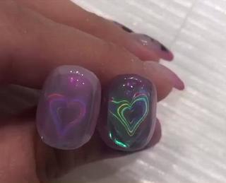 ネイル パラあり！フィルイン 美フォルムのネイルデザイン