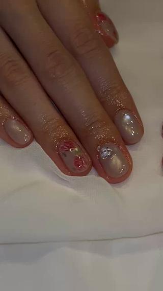 ネイル パラあり！フィルイン 美フォルムのネイルデザイン