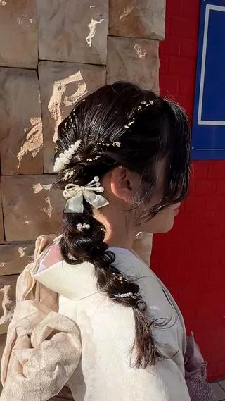 編みおろしhair