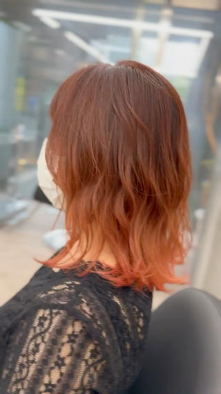 ミディアム カラー ヘアアレンジ 原宿アンリ 山下卓也のヘアスタイル