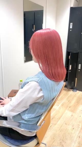 大人気のピンク
ピンクシャンプーでキープもしやすくなります！ 