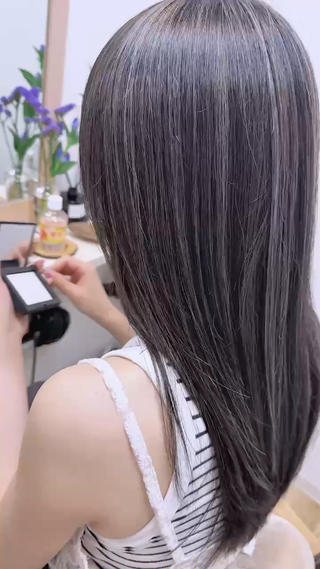 ロング 大阪 美容師 林のヘアスタイル