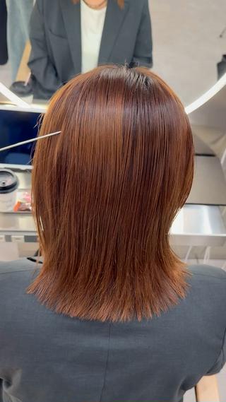 ミディアム 艶カラー♡ ゆうかのヘアスタイル