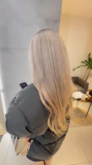 bleach & color / ホワイトミルクティー
treatment / BYKARTE 