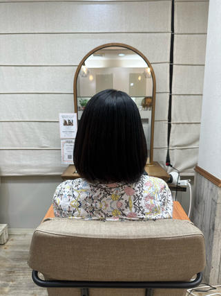 ショート 髪質改善個室サロン' 白髪ぼかし・縮毛矯正のヘアスタイル