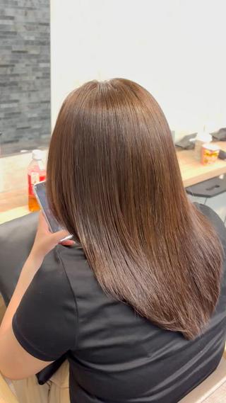 ミディアム 田中 望有のヘアスタイル
