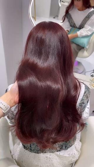 ロング カラー Riho♡レイヤー/ 名駅/大人韓国ヘアのヘアスタイル