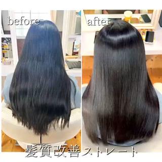 ロング 佐藤 翔空【艶 カラー/縮毛矯正】のヘアスタイル