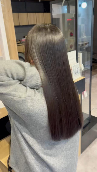 ロング カラー パーマ 💎髪質改善専門 jewel boxのヘアスタイル