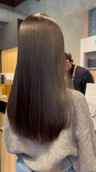 ロング カラー パーマ 💎髪質改善専門 jewel boxのヘアスタイル