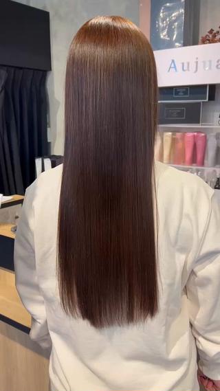 ロング カラー パーマ 💎髪質改善専門 jewel boxのヘアスタイル