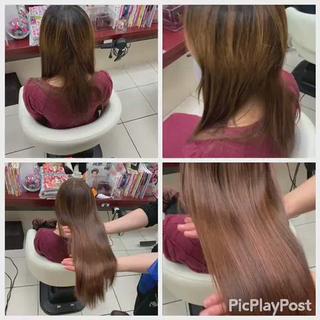 ロング カラー 竹内 英明のヘアスタイル