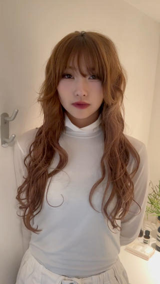 カラー かがやしづ ⭐️ベージュのヘアスタイル