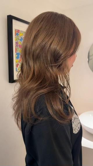 カラー かがやしづ ⭐️カラーモデルのヘアスタイル