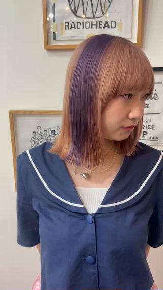 カラー かがやしづ ⭐️カラーモデルのヘアスタイル
