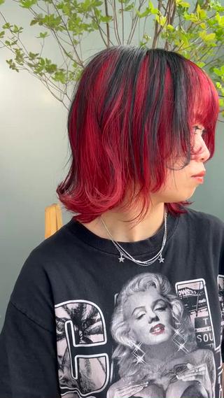 カラー かがやしづ ⭐️カラーモデルのヘアスタイル