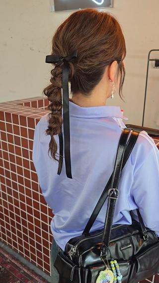 ロング ヘアアレンジ ハヤシ マユ ✂ 府中美容室のヘアスタイル