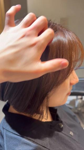 ミディアム カラー 🪐透明感カラー/ カワクボ モネのヘアスタイル