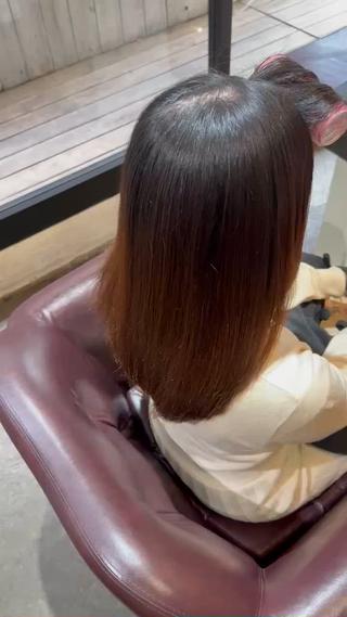 ロング パーマ 髪質改善&縮毛矯正 カット/soyaのヘアスタイル