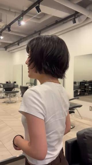 ショート 熊取谷 茉那のヘアスタイル