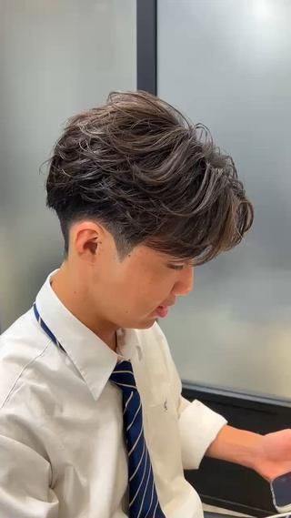 ショート パーマ メンズ お悩み解決 園田翔大のヘアスタイル