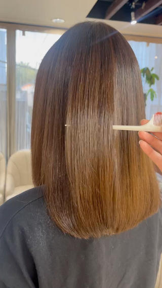 セミロング カラー 【髪質改善×カラー】 QUALIS沓掛貴浩のヘアスタイル