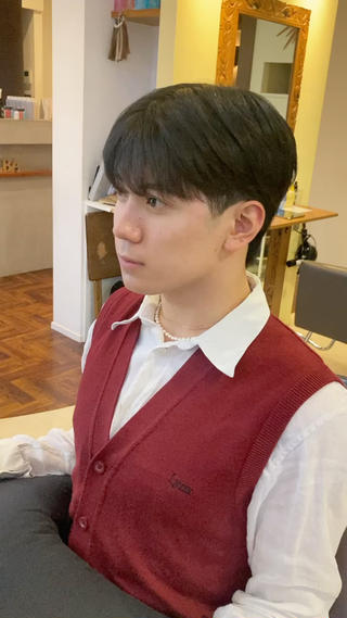 シースルーマッシュ×タウンパーマ
ダウンパーマで憧れの韓国人みたいに