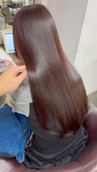 ロング カラー 湘南パーマ髪質改善 職人　HIROKIのヘアスタイル